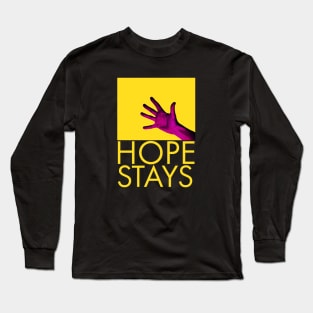 Hope Remains Pop Art Illustration Long Sleeve T-Shirt